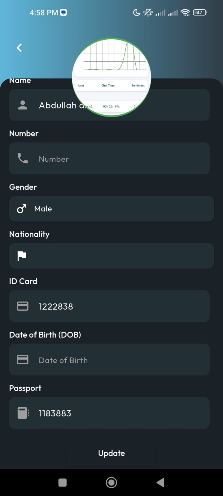 RateOp mobile app screen 9